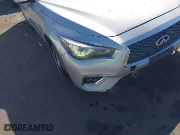 2020 Infiniti Q50 Premium with VIN JN1EV7AR6LM252414, listed as a IAAI auction lot 40101180 with 82,173 mi miles and . Bid and sale history available at DreamBid. Image 6.