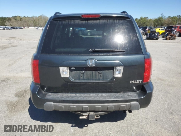 2005 Honda Pilot EX-L with VIN 5FNYF18505B022791, listed as a Copart auction lot 49183525 with 110,113 mi miles and Salvage Title. Bid and sale history available at carsss.com. Image 6.