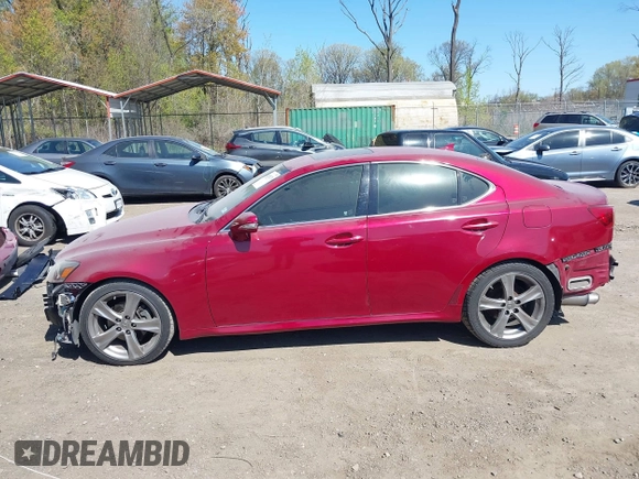 2013 Lexus IS 250 with VIN JTHBF5C29D5192589, listed as a IAAI auction lot 42018276 with 122,303 mi miles and . Bid and sale history available at DreamBid. Image 15.