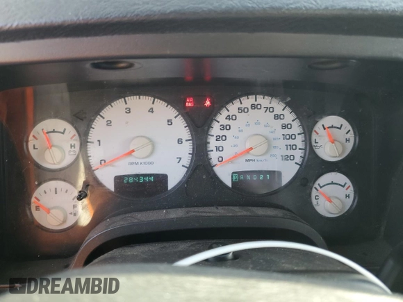 2002 Dodge 1500 with VIN 3D3HU18N02G124854, listed as a Copart auction lot 45772105 with 284,344 mi miles and Salvage Title. Bid and sale history available at carsss.com. Image 9.