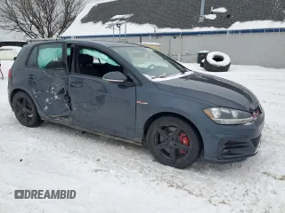 2020 Volkswagen Golf GTI S with VIN 3VW6T7AU0LM010005, listed as a Copart auction lot 46279925 with 66,307 mi miles and Salvage Title. Bid and sale history available at carsss.com. Image 4.