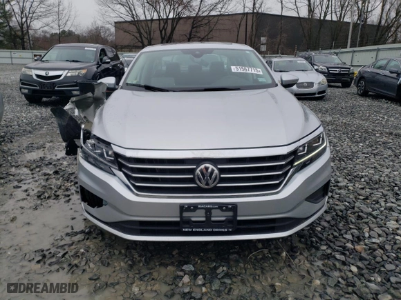 2021 Volkswagen Passat 2.0T SE with VIN 1VWSA7A36MC012971, listed as a Copart auction lot 51567715 with 59,767 mi miles and Salvage Title. Bid and sale history available at carsss.com. Image 5.