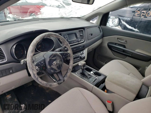2017 Kia Sedona L with VIN KNDMA5C18H6341624, listed as a Copart auction lot 41858055 with 175,566 mi miles and Salvage Title. Bid and sale history available at carsss.com. Image 7.