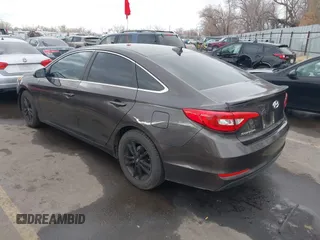 2017 Hyundai Sonata 2.4L with VIN 5NPE24AFXHH587851, listed as a IAAI auction lot 41619232 with 104,367 mi miles and . Bid and sale history available at carsss.com. Image 3.