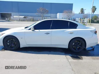 2017 Infiniti Q50 3.0t Premium with VIN JN1EV7AP3HM730522, listed as a IAAI auction lot 41399526 with 84,809 mi miles. Bid and sale history available at carsss.com. Image 15.