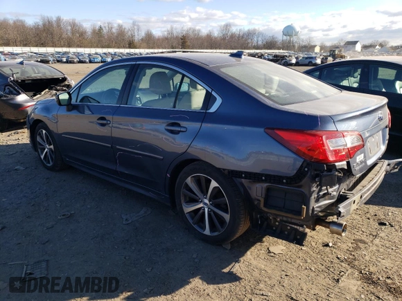 2017 Subaru Legacy Limited with VIN 4S3BNAN60H3028128, listed as a Copart auction lot 46958534 with 24,976 mi miles. Bid and sale history available at carsss.com. Image 2.