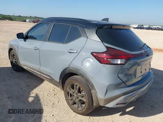 2023 Nissan Kicks SR with VIN 3N1CP5DV6PL551674, listed as a IAAI auction lot 39558804 with 18,200 mi miles. Bid and sale history available at carsss.com. Image 3.
