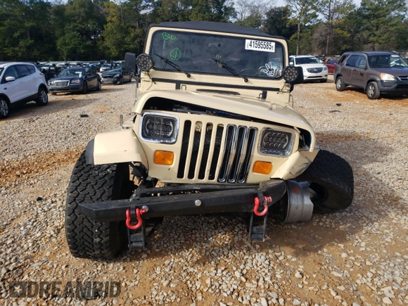 1993 Jeep Wrangler with VIN 1J4FY29S5PP247657, listed as a Copart auction lot 41595585 with 185,962 mi miles and Salvage Title. Bid and sale history available at carsss.com. Image 5.