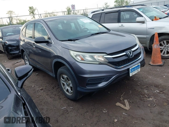 2015 Honda CR-V LX with VIN 5J6RM4H38FL042550, listed as a IAAI auction lot 42119148 with 204,104 mi miles and . Bid and sale history available at DreamBid. Image 1.