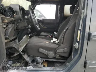 2018 Jeep Wrangler JK Unlimited Sport S with VIN 1C4BJWDG1JL871201, listed as a Copart auction lot 66026884 with 0 mi miles and Non Repairable. Bid and sale history available at carsss.com. Image 7.