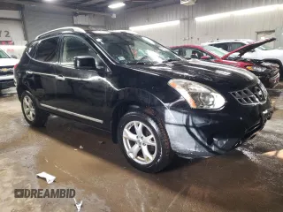 2011 Nissan Rogue SV z VIN JN8AS5MV4BW683987, wystawiony jako Copart lot #48358305 z przebiegiem 141 144 mil mil oraz Szkoda całkowita • Salvage title. Historia ofert i sprzedaży dostępna na DreamBid. Obrazek 4.