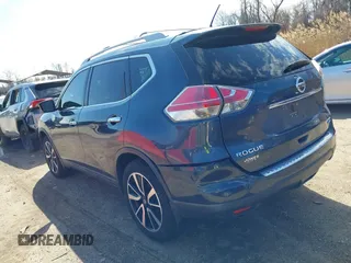 2014 Nissan Rogue S with VIN 5N1AT2MV2EC863123, listed as a IAAI auction lot 41823162 with 158,551 mi miles. Bid and sale history available at carsss.com. Image 3.