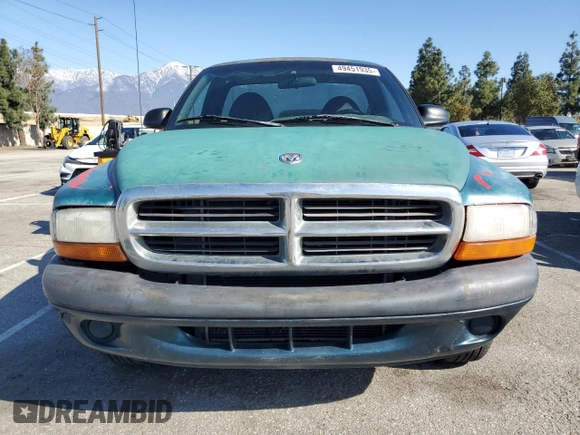 1997 Dodge Dakota with VIN 1B7FL26X1VS304628, listed as a Copart auction lot 49451935 with 185,429 mi miles and Salvage Title. Bid and sale history available at carsss.com. Image 5.