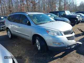 2012 Chevrolet Traverse LS with VIN 1GNKREED3CJ195606, listed as a IAAI auction lot 38613217 with 121,328 mi miles and . Bid and sale history available at DreamBid. Image 1.