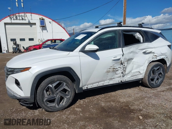 2022 Hyundai Tucson SEL with VIN 5NMJCCAE9NH092286, listed as a IAAI auction lot 41857595 with 27,883 mi miles. Bid and sale history available at carsss.com. Image 6.