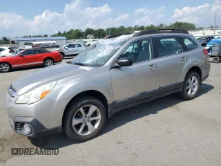 2014 Subaru Outback 2.5i with VIN 4S4BRBAC4E3296466, listed as a Copart auction lot 66111375 with 140,560 mi miles and Salvage title. Bid and sale history available at DreamBid. Image 1.
