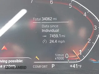 2022 BMW 4 Series 430i with VIN WBA53AP09NCJ24098, listed as a IAAI auction lot 41395007 with 34,062 mi miles and . Bid and sale history available at carsss.com. Image 16.