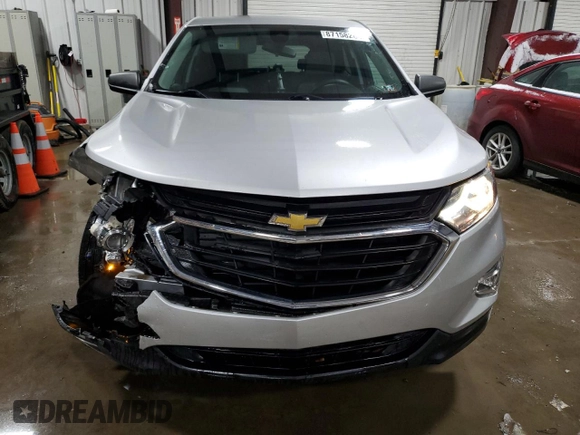 2020 Chevrolet Equinox LS z VIN 3GNAXSEV3LS548773, wystawiony jako Copart lot #87158264 z przebiegiem 41 708 mil mil oraz Szkoda całkowita • Salvage title. Historia ofert i sprzedaży dostępna na DreamBid. Obrazek 5.