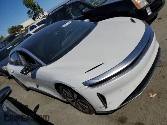 2023 Lucid Air Grand Touring z VIN 50EA1GBA5PA009888, wystawiony jako Copart lot #64742124 z przebiegiem 9311 mil mil oraz Szkody całkowita. Historia ofert i sprzedaży dostępna na DreamBid. Obrazek 4.