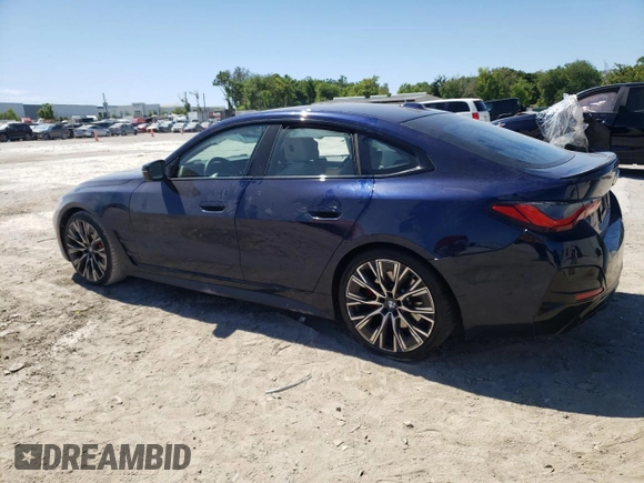2024 BMW 4 Series M440i with VIN WBA63AW08RFP74812, listed as a Copart auction lot 47379994 with 12,719 mi miles and Non Repairable. Bid and sale history available at DreamBid. Image 2.