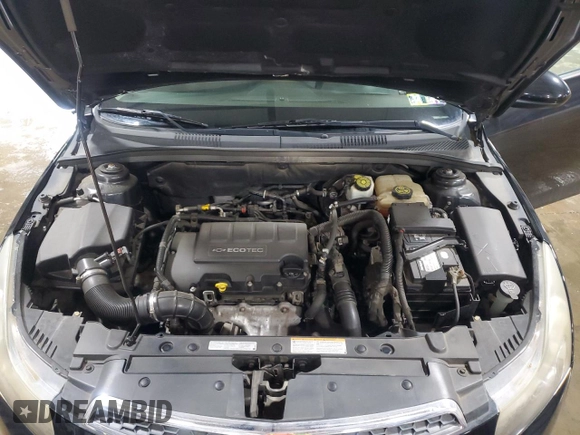2013 Chevrolet Cruze 1LT with VIN 1G1PC5SBXD7216445, listed as a Copart auction lot 55206535 with 124,147 mi miles and Salvage Title. Bid and sale history available at DreamBid. Image 11.