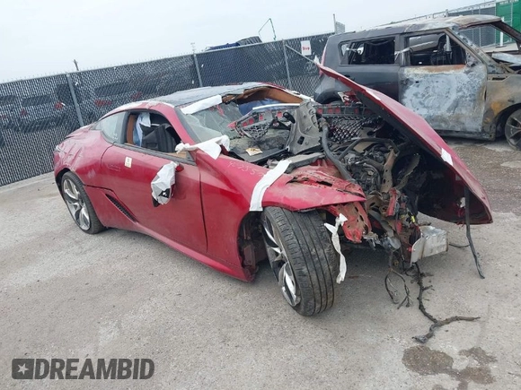 2018 Lexus LC 500h z VIN JTHHP5AY4JA005468, wystawiony jako IAAI lot #40055011 z przebiegiem Nie podano mil oraz . Historia ofert i sprzedaży dostępna na DreamBid. Obrazek 1.