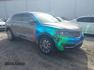 2016 Lincoln MKX Reserve with VIN 2LMPJ6LPXGBL51630, listed as a IAAI auction lot 41574289 with 119,760 mi miles. Bid and sale history available at carsss.com. Image 1.