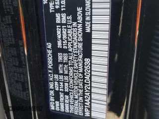 2020 Porsche Cayenne z VIN WP1AA2AY2LDA02538, wystawiony jako Copart lot #50817745 z przebiegiem 132 229 mil mil oraz Szkoda całkowita • Salvage title. Historia ofert i sprzedaży dostępna na DreamBid. Obrazek 13.