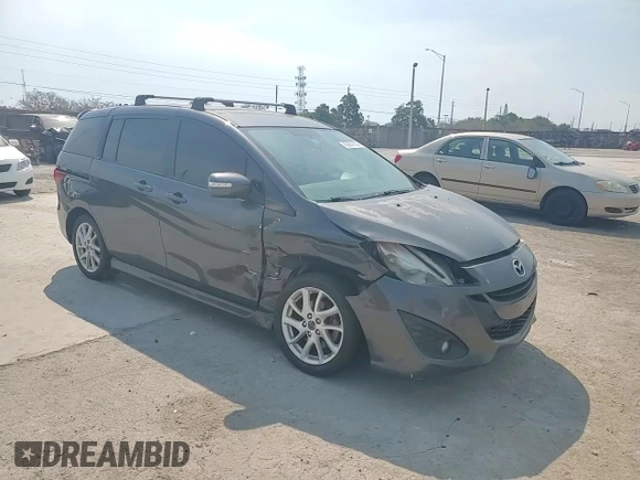 2013 Mazda 5 Touring with VIN JM1CW2CL1D0152890, listed as a Copart auction lot 49889185 with 142,197 mi miles and Salvage Title. Bid and sale history available at carsss.com. Image 12.