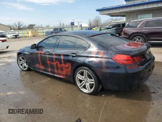 2014 BMW 6 Series 640i xDrive with VIN WBA6B8C57EDZ72380, listed as a Copart auction lot 53613465 with 137,949 mi miles and Salvage Title. Bid and sale history available at carsss.com. Image 2.