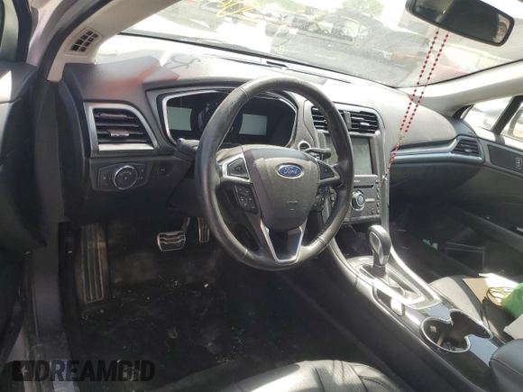 2016 Ford Fusion Titanium with VIN 3FA6P0K93GR267375, listed as a Copart auction lot 56153215 with 136,677 mi miles and Salvage title. Bid and sale history available at DreamBid. Image 8.