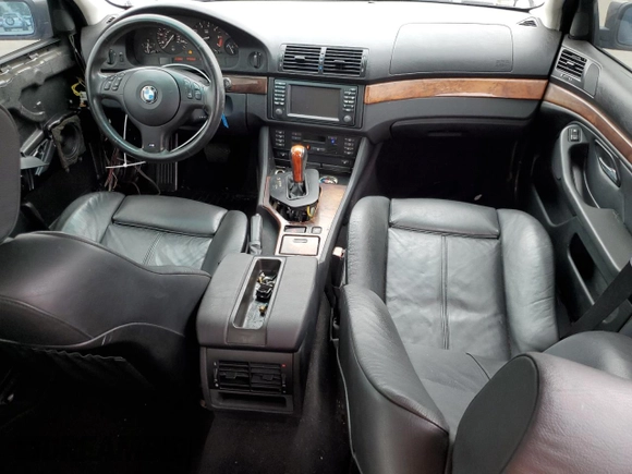 2003 BMW 5 Series 530iA with VIN WBADT63493CK45583, listed as a Copart auction lot 79514054 with 103,882 mi miles and Salvage Title. Bid and sale history available at carsss.com. Image 8.