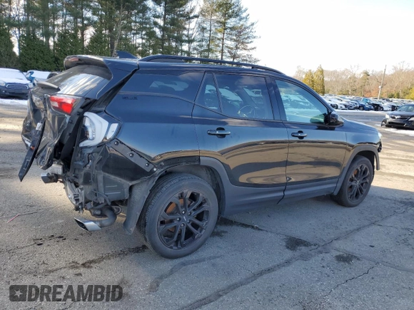 2019 GMC Terrain SLE with VIN 3GKALTEX8KL298018, listed as a Copart auction lot 41871205 with 76,169 mi miles and Salvage Title. Bid and sale history available at carsss.com. Image 3.