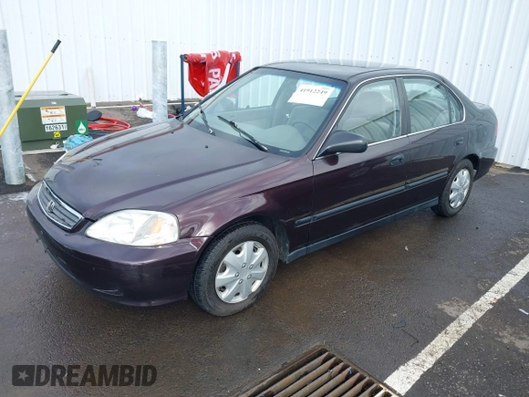 2000 Honda Civic LX with VIN 1HGEJ6676YL036362, listed as a IAAI auction lot 41912249 with 135,112 mi miles. Bid and sale history available at carsss.com. Image 17.