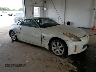 2006 Nissan 350Z with VIN JN1AZ34D56M309072, listed as a Copart auction lot 58724525 with Not provided miles and Salvage title. Bid and sale history available at DreamBid. Image 4.