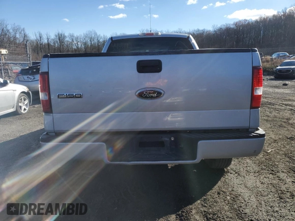 2005 Ford F-150 XL with VIN 1FTRF14W95NA87238, listed as a Copart auction lot 82993744 with 0 mi miles and Salvage Title. Bid and sale history available at carsss.com. Image 6.