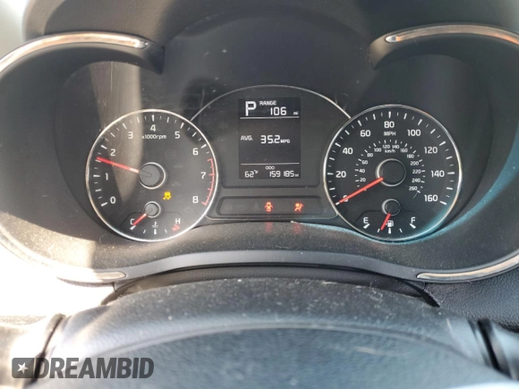 2017 Kia Forte LX with VIN 3KPFK4A70HE055901, listed as a Copart auction lot 54274885 with 159,185 mi miles and Salvage Title. Bid and sale history available at carsss.com. Image 9.