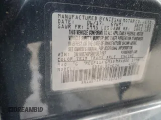 2017 Nissan Sentra SV z VIN 3N1AB7AP9HY357197, wystawiony jako Copart lot #58762495 z przebiegiem 68 998 mil mil oraz Szkoda całkowita • Salvage title. Historia ofert i sprzedaży dostępna na DreamBid. Obrazek 12.