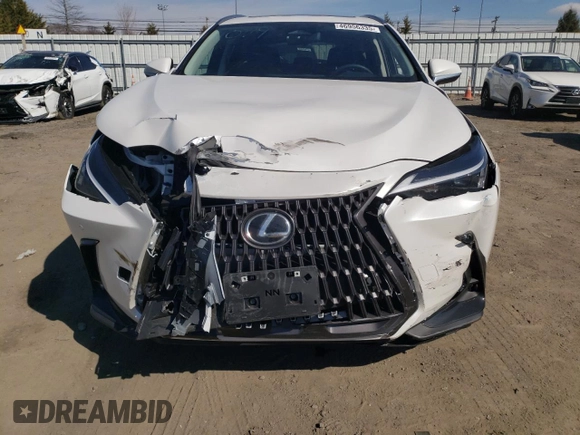 2025 Lexus NX with VIN JTJGGCEZ7S5011079, listed as a Copart auction lot 46956335 with 1,959 mi miles and Salvage Title. Bid and sale history available at carsss.com. Image 5.