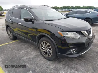 2014 Nissan Rogue SV with VIN 5N1AT2MV9EC775640, listed as a IAAI auction lot 41335425 with 84,424 mi miles. Bid and sale history available at carsss.com. Image 1.