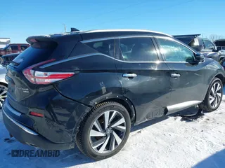 2018 Nissan Murano Platinum with VIN 5N1AZ2MH1JN134893, listed as a IAAI auction lot 41320164 with 145,740 mi miles and . Bid and sale history available at carsss.com. Image 4.