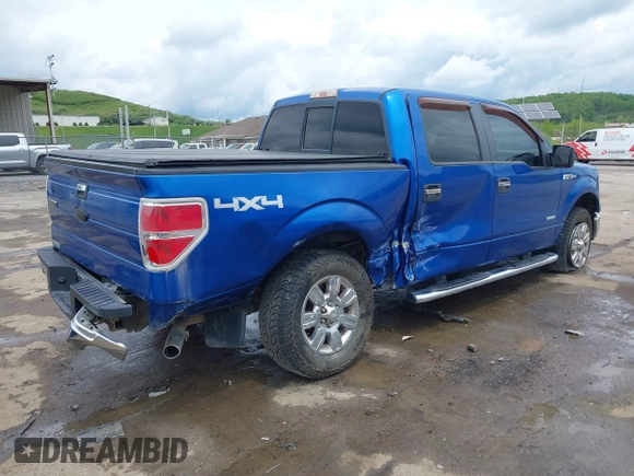 2011 Ford F-150 XLT with VIN 1FTFW1ET7BFB22128, listed as a IAAI auction lot 42214865 with 238,616 mi miles and . Bid and sale history available at DreamBid. Image 4.