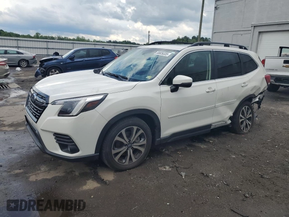 2023 Subaru Forester Limited z VIN JF2SKAPC8PH549760, wystawiony jako Copart lot #58926335 z przebiegiem 11 009 mil mil oraz Szkoda całkowita • Salvage title. Historia ofert i sprzedaży dostępna na DreamBid. Obrazek 1.