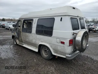 1993 Chevrolet Chevy Van z VIN 1GBEG25K1PF305736, wystawiony jako Copart lot #45422145 z przebiegiem Nie podano mil oraz Nie do naprawy • Non repairable. Historia ofert i sprzedaży dostępna na DreamBid. Obrazek 2.