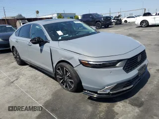 2024 Honda Accord Touring with VIN 1HGCY2F85RA002138, listed as a Copart auction lot 62547155 with Not provided miles and Salvage title. Bid and sale history available at DreamBid. Image 4.