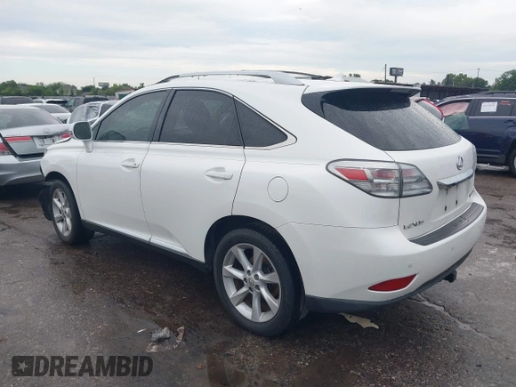 2010 Lexus RX 350 with VIN JTJZK1BA5A2001144, listed as a IAAI auction lot 42354652 with 99,858 mi miles and . Bid and sale history available at DreamBid. Image 3.