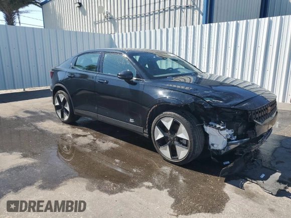2023 Polestar 2 with VIN YSMEG3KA8PL136141, listed as a Copart auction lot 53600275 with 26,778 mi miles and Non Repairable. Bid and sale history available at carsss.com. Image 4.