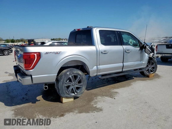 2023 Ford F-150 XL with VIN 1FTFW1E89PFA47600, listed as a Copart auction lot 51915275 with 40,976 mi miles and Salvage Title. Bid and sale history available at carsss.com. Image 3.