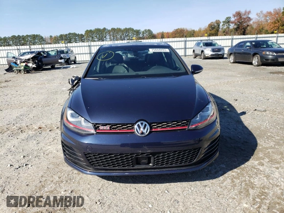 2017 Volkswagen Golf GTI S with VIN 3VW447AU8HM000351, listed as a Copart auction lot 75668893 with 45,384 mi miles. Bid and sale history available at carsss.com. Image 5.