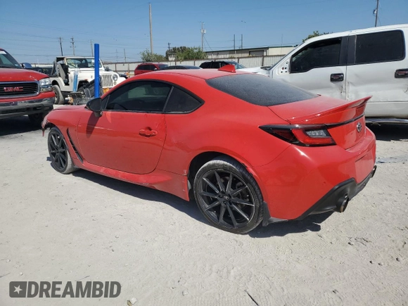 2023 Toyota GR86 Premium with VIN JF1ZNBF10P8752559, listed as a Copart auction lot 71570064 with 23,696 mi miles and Salvage Title. Bid and sale history available at carsss.com. Image 2.